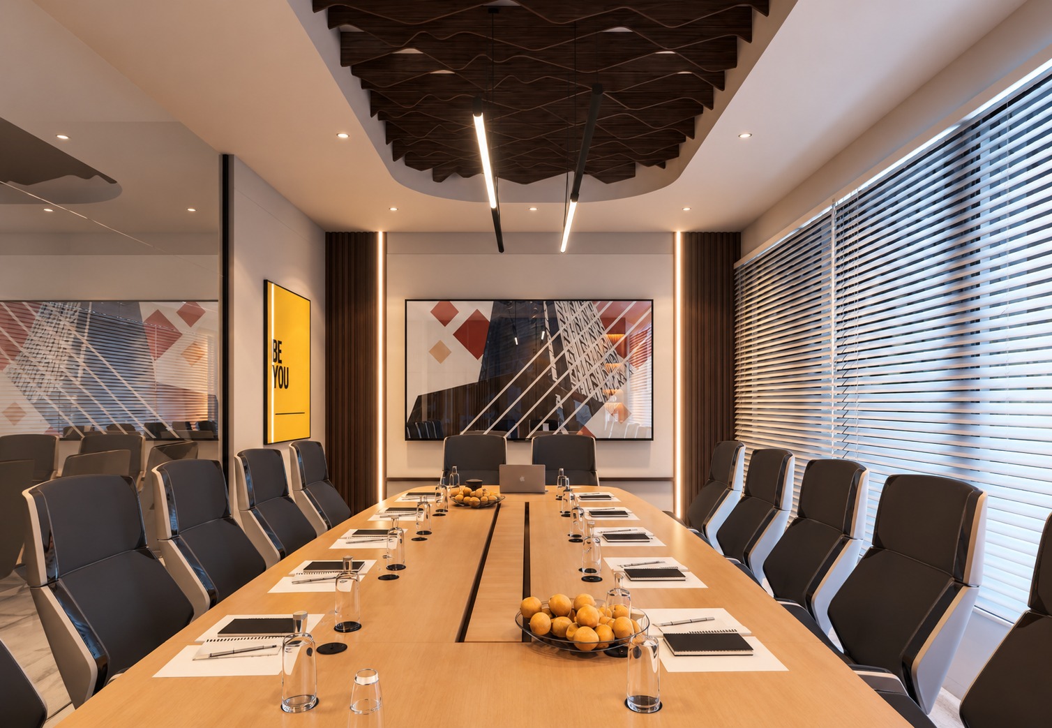 Modern corporate office